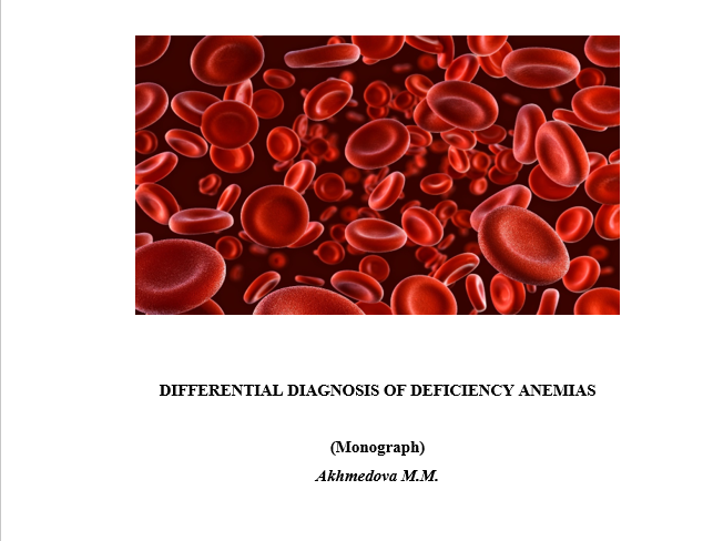 Differential diagnosis of deficiency anemias