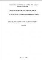 Туризм ва меҳмонхона хизматлари иқтисодиёти