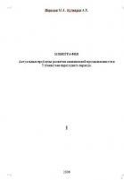 Актуальные проблемы развития авиационной промышленности в Узбекистане переходного периода.