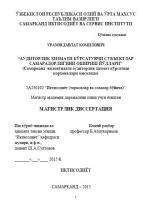 Аудиторлик хизмати кўрсатувчи субъектлар самарадорлигини ошириш йўллари