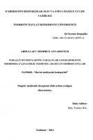 Mahalliy byudjetlarning xarajatlari samaradorligini oshirishda g'aznachilik tizimining ahamiyati oshirish yo'llari