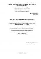 Аудиторлик ташкилоти рейтингини аниқлаш масалалари 