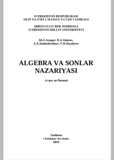 Algebra va sonlar nazariyasi kursi