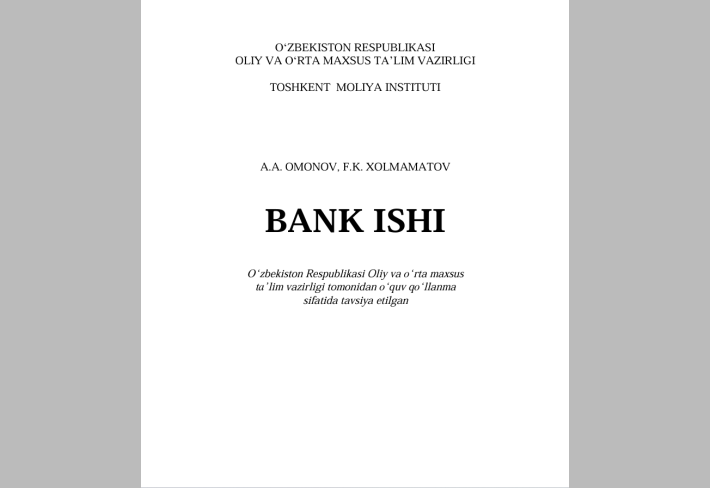 Bank ishi 