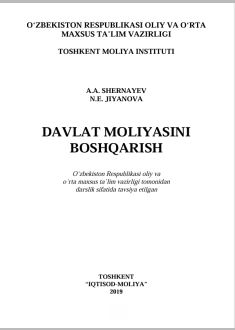 Davlat moliyasini boshqarish
