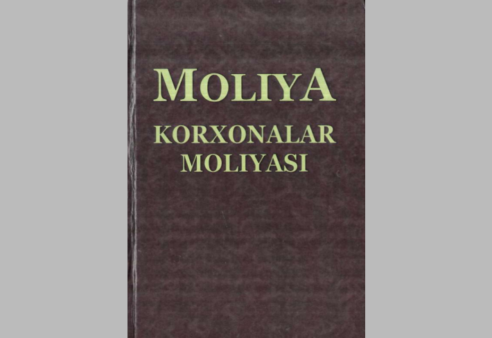 Moliya Korxonalar moliyasi 