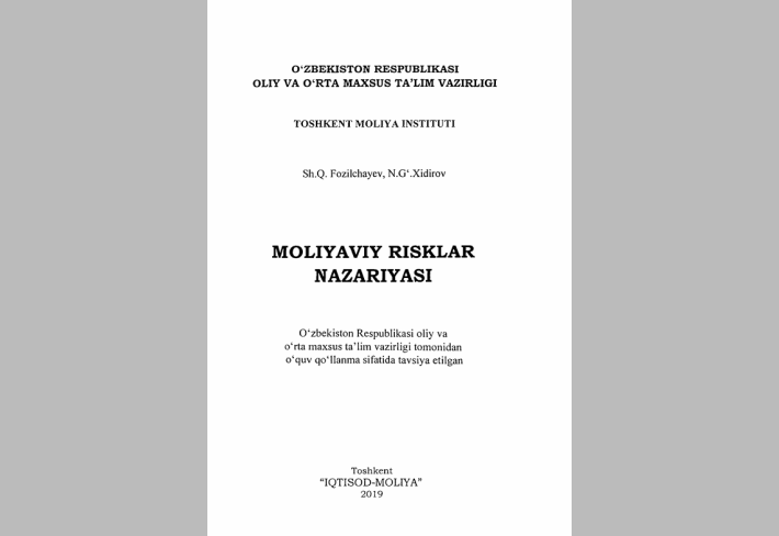 Moliyaviy Risklar Nazariyasi