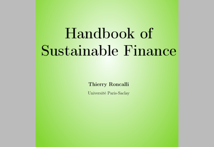 Handbook of Sustainable Finance