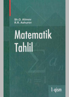 Matematik tahlil (l-qism)