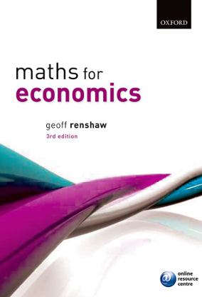 Maths for Economics