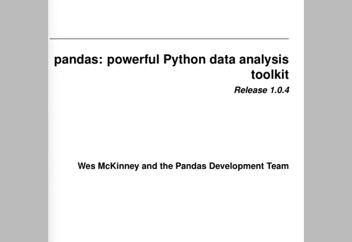 Pandas: powerful Python data analysis toolkit