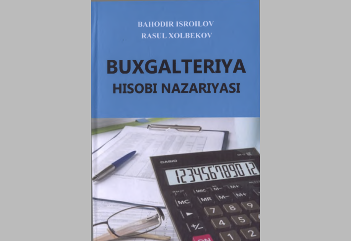 Buxgalteriya hisobi nazariyasi 