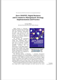 Digital Business and E‐commerce	Management:	Strategy,	 Implementation and Practice	