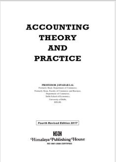 Accounting teory and practice