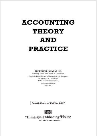 Accounting teory and practice