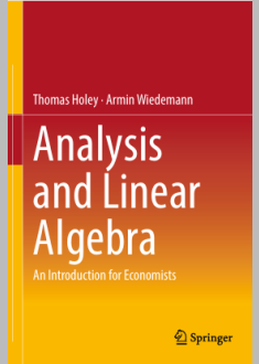 Analysis and Linear Algebra