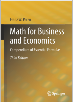 Math for Business  and Economics Compendium of Essential Formulas