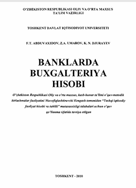 Banklarda buxgalteriya hisobi