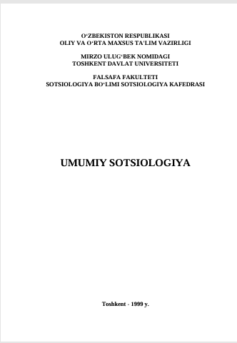 Umumiy sotsiologiya