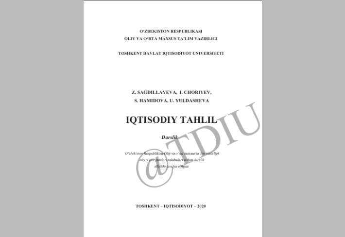 Iqtisodiy tahlil