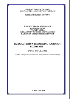 “Buxgalteriya hisobining axborot  tizimlari”