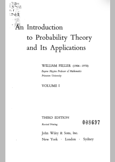 An Introduction to Probablity Theory and Tts Applications