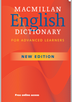 Macmillan English dictionary for advanced learners
