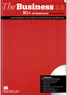 The Business 2.0 B1+ Intermediate teachers's Book