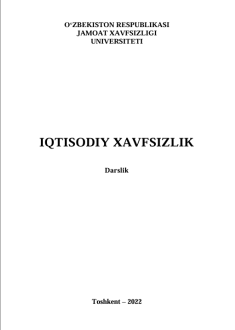IQTISODIY XAVFSIZLIK 
