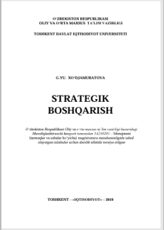 Strategik  boshqarish. 