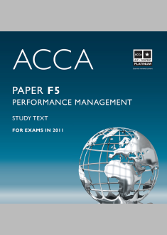 ACCA PAPER F5 Performance Management Study Text