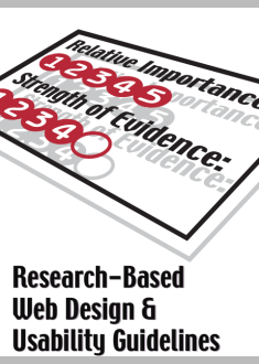 Research-Based Web Design & Usability Guidelines Research-Based Web Design & Usability Guidelines