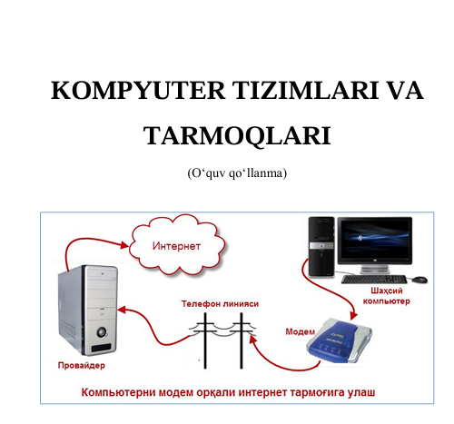 KOMPYUTER TIZIMLARI VA  TARMOQLARI 