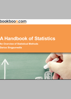  A Handbook of Statistics An Overview of Statistical Methods