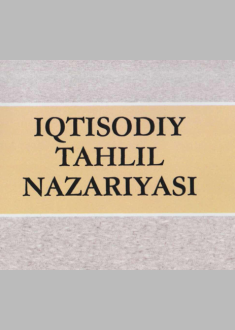 Iqtisodiy tahlil nazariyasi 
