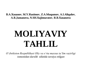 Moliyaviy  tahlil