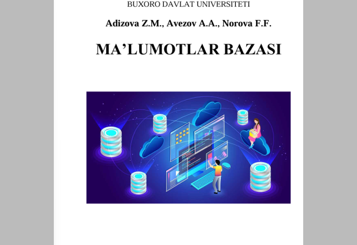 MA‟LUMOTLAR BAZASI