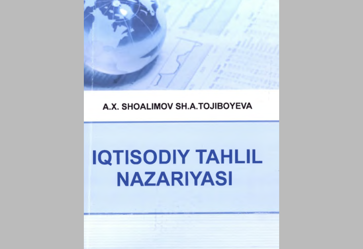  Iqtisodiy tahlil nazariyasi. 