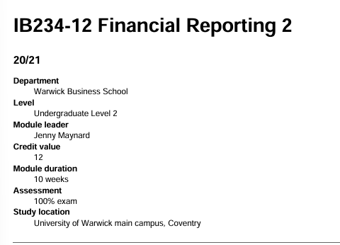 IB234-12 Financial Reporting 2