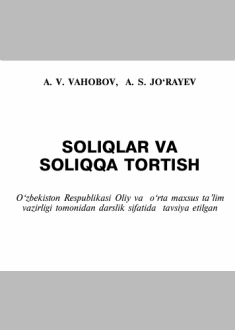Soliqlar va soliqqa tortish