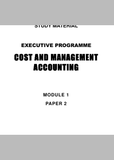 COST AND   MANAGEMENT