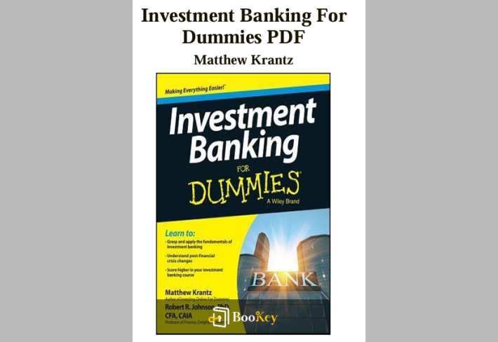 Investment Banking For Dummies