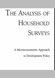 THE ANALYSIS OF HOUSEHOLD SURVEYS