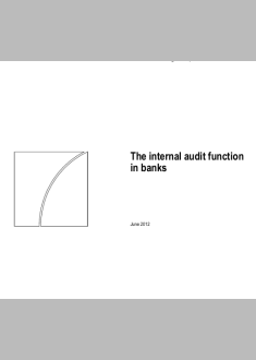 The internal audit function   in banks