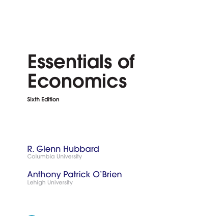 Essentials of   Economics