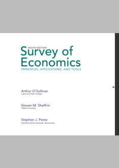Survey of   Economics PRINCIPLES, APPLICATIONS, AND TOOL