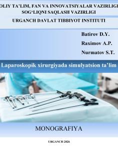 Laparoskopik xirurgiyada simulyatsion ta’lim