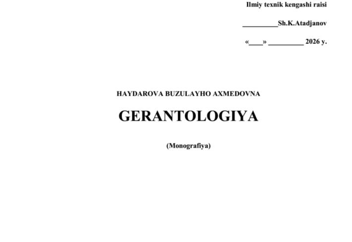 Gerantologiya