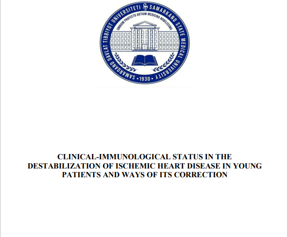 Clinical-immunological status in the destabilization of ischemic heart disease in young patients and ways of its correction