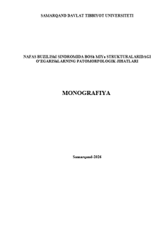 Nafas buzilishi sindromida bosh miya strukturalaridagi o’zgarishlarning patomorfologik jihatlari